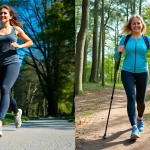 Porównanie szybkiego spaceru i nordic walking jako skutecznych metod na odchudzanie dla początkujących