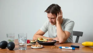 Osoba zastanawiająca się nad dietą keto, widoczne potencjalne objawy niepożądane – poznaj dieta keto skutki uboczne i zagrożenia.